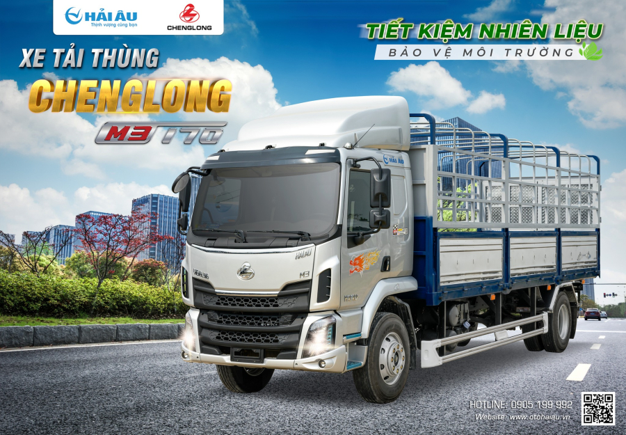 XE TẢI THÙNG CHENGLONG M3 4X2 170HP (THÙNG MUI BẠT)